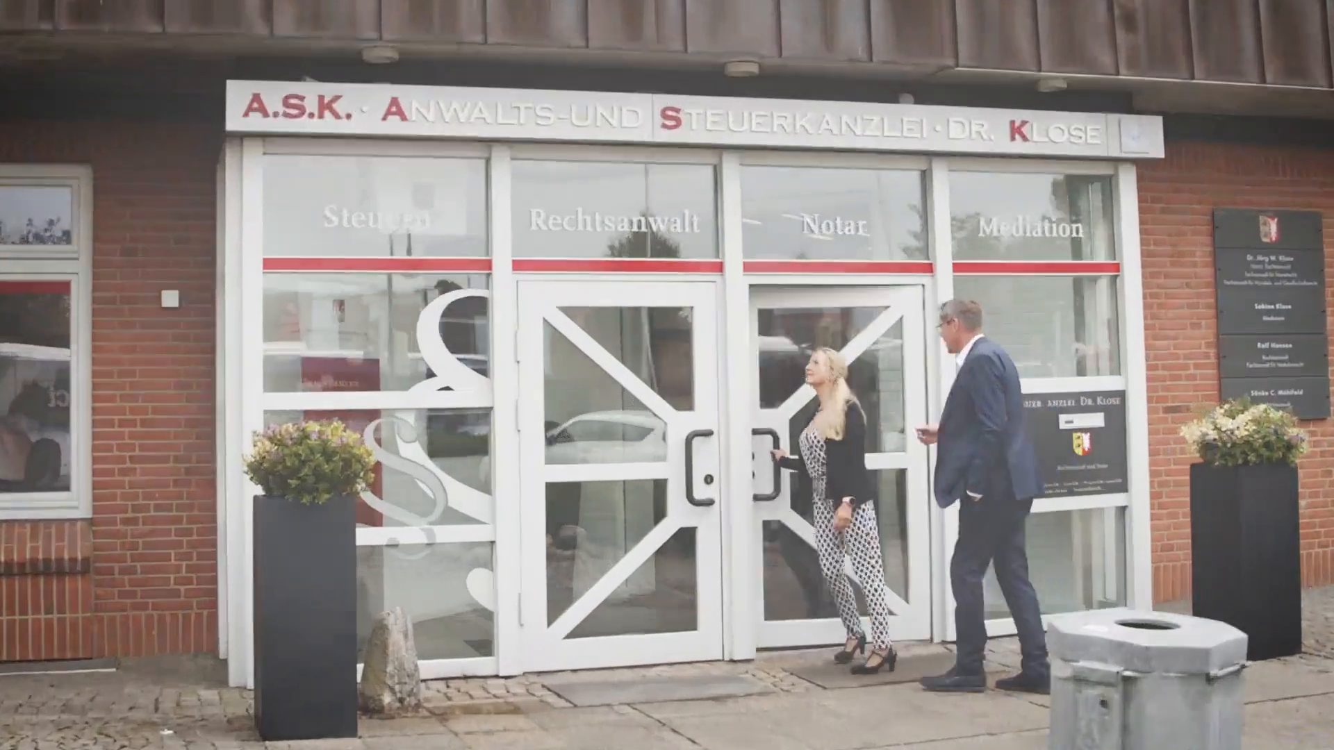 Unternehmensvideo von ASK Dr. Klose, Anwalt in Flensburg
