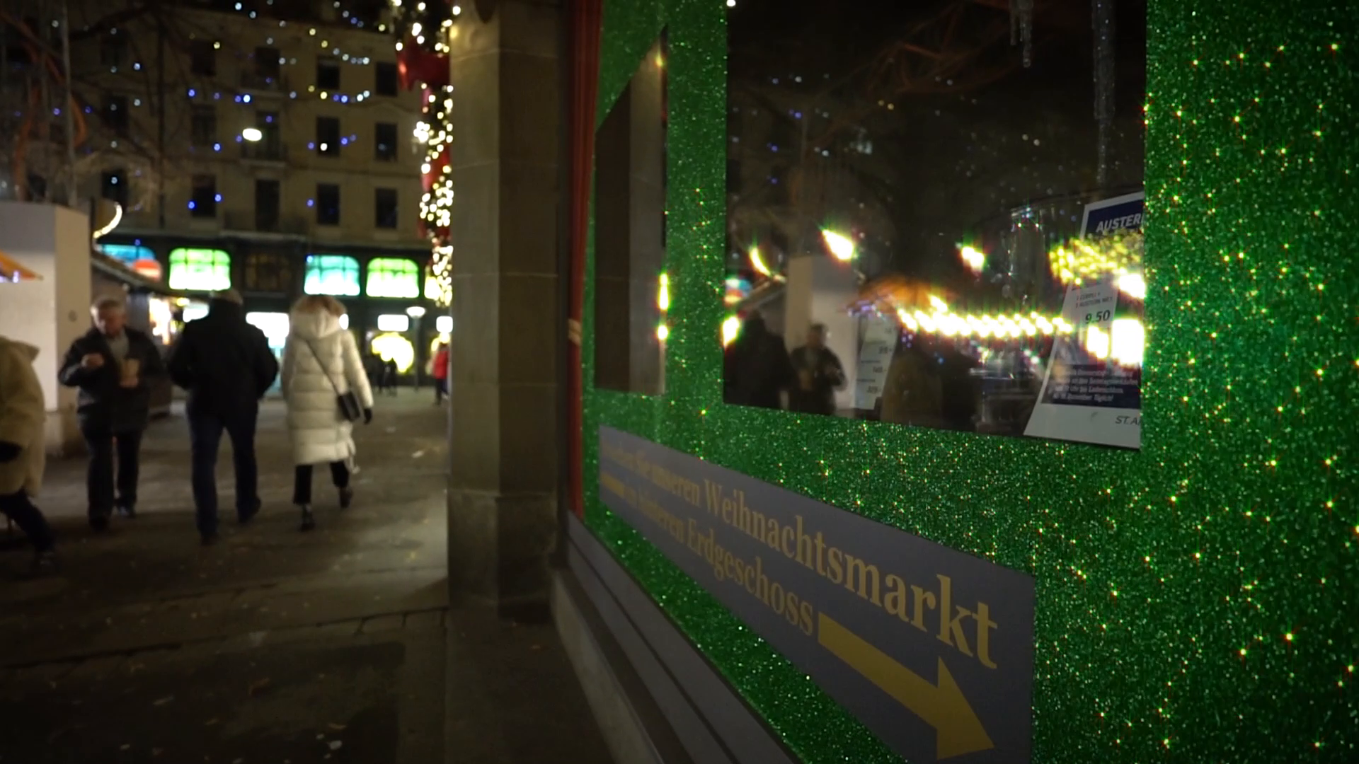 Schaufenster in Zürich