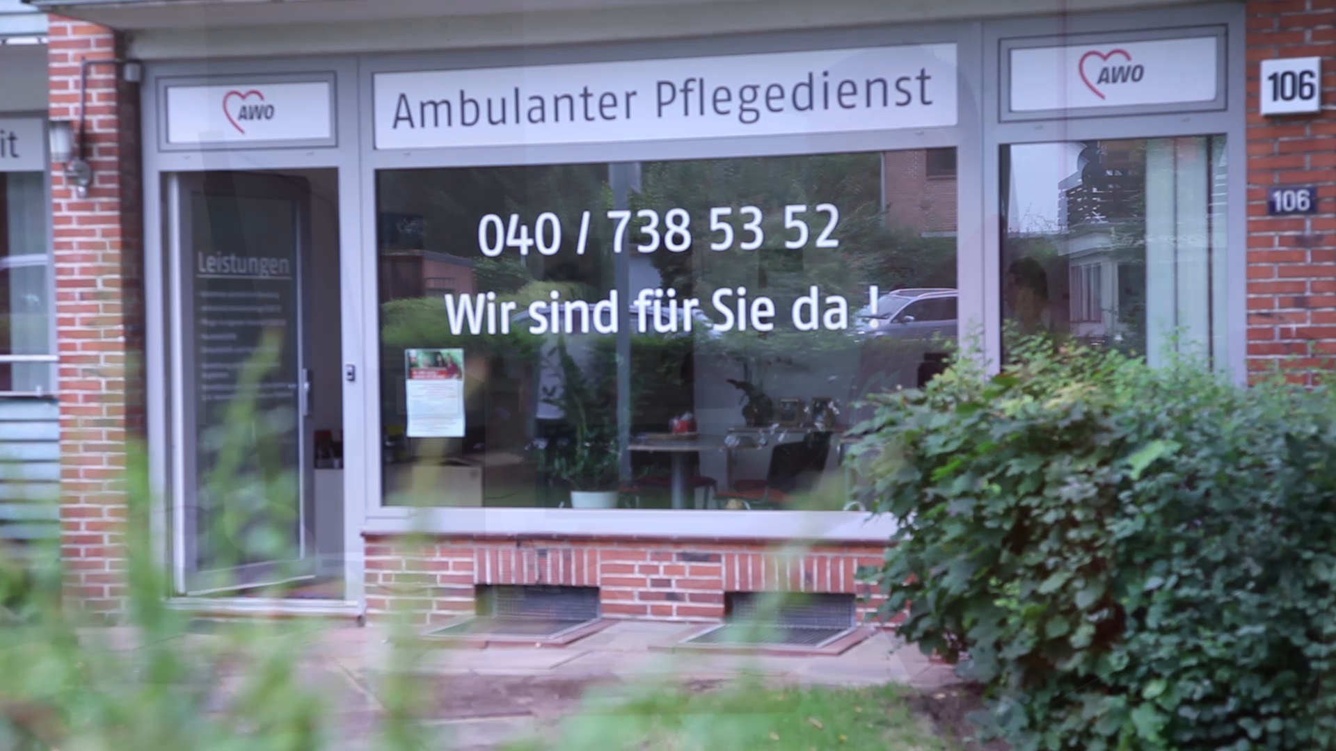 Company video by AWO Seniorenwohnen & Pflege, care in Hamburg