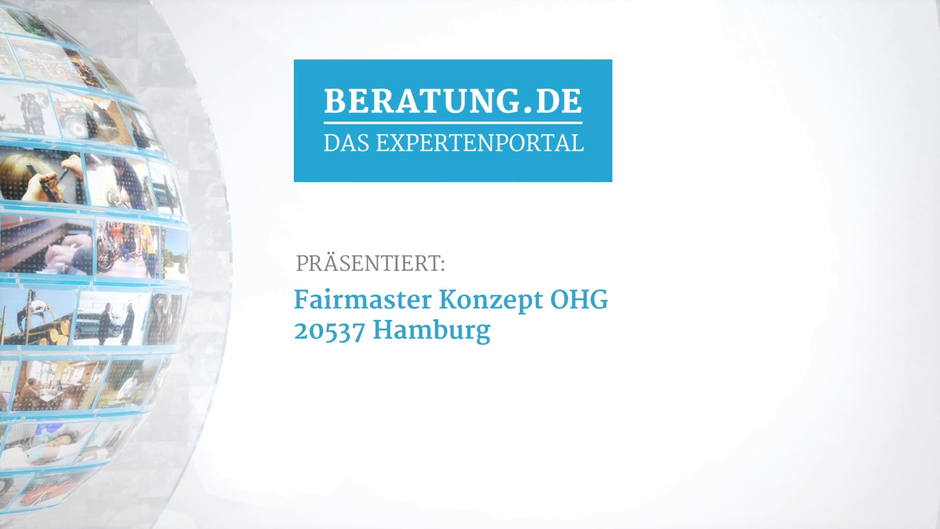 Company video by Fairmaster konzept, insurance in Hamburg