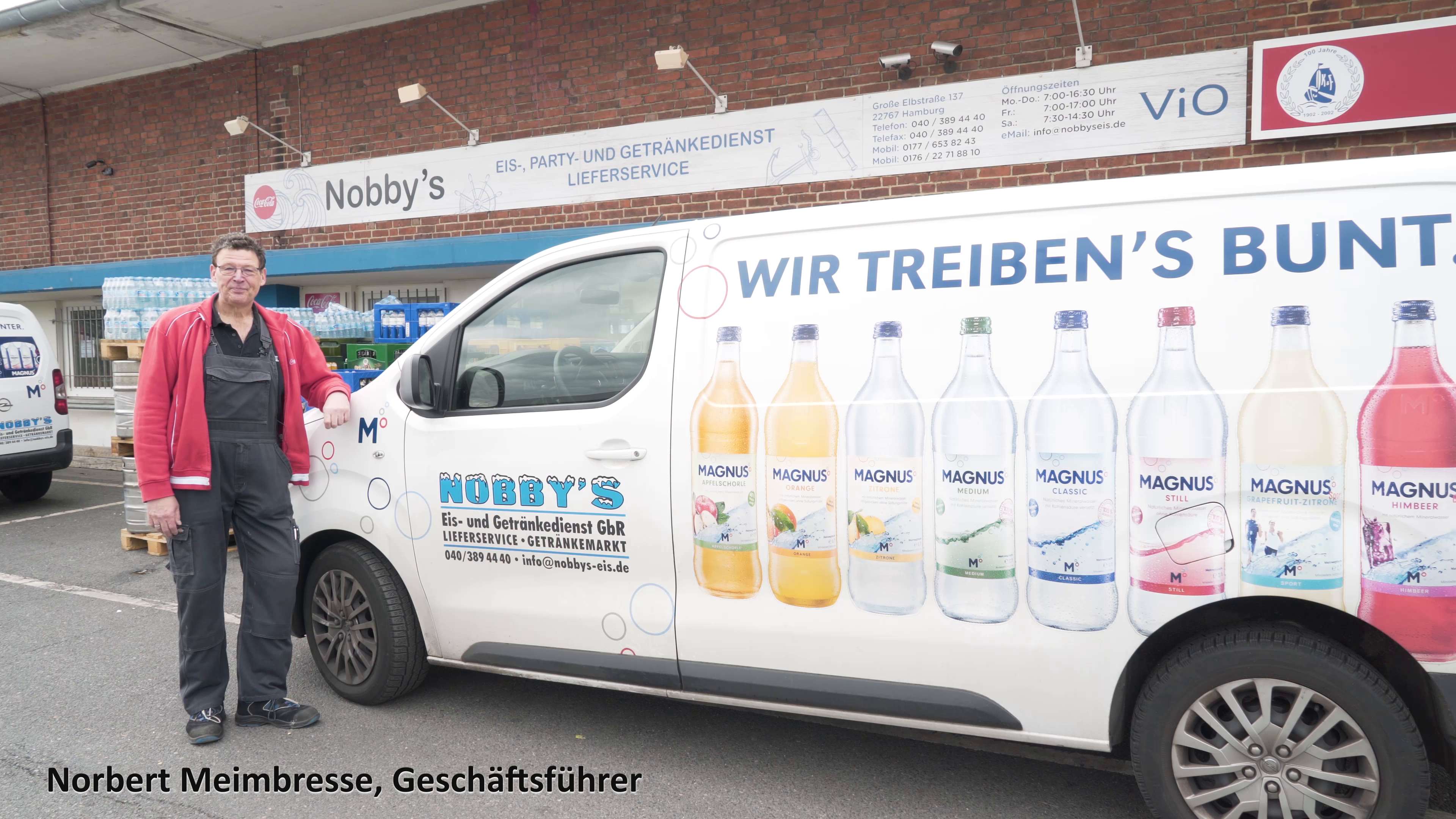 Unternehmensvideo von Nobbys Eis- und Getränkedienst, Einzelhandel in Hamburg