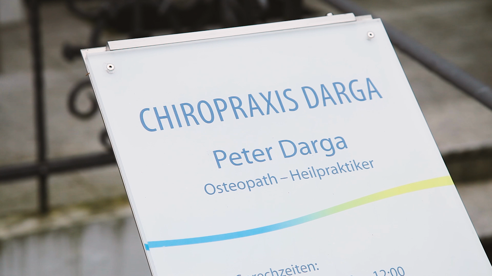 Unternehmensvideo von Chiropraxis Darga, Gesundheit in Hamburg