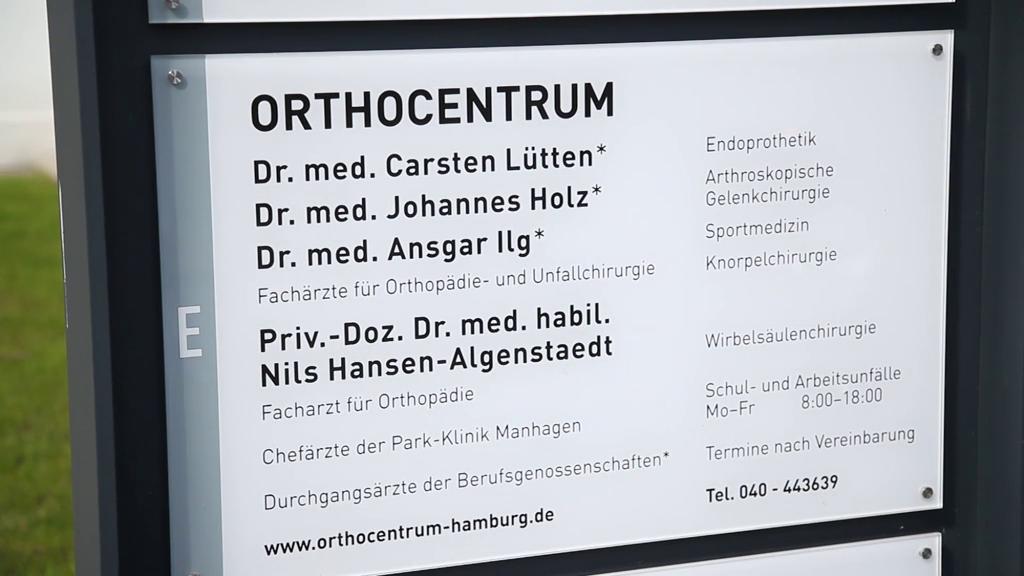 Unternehmensvideo von OrthoCentrum Hamburg, Gesundheit