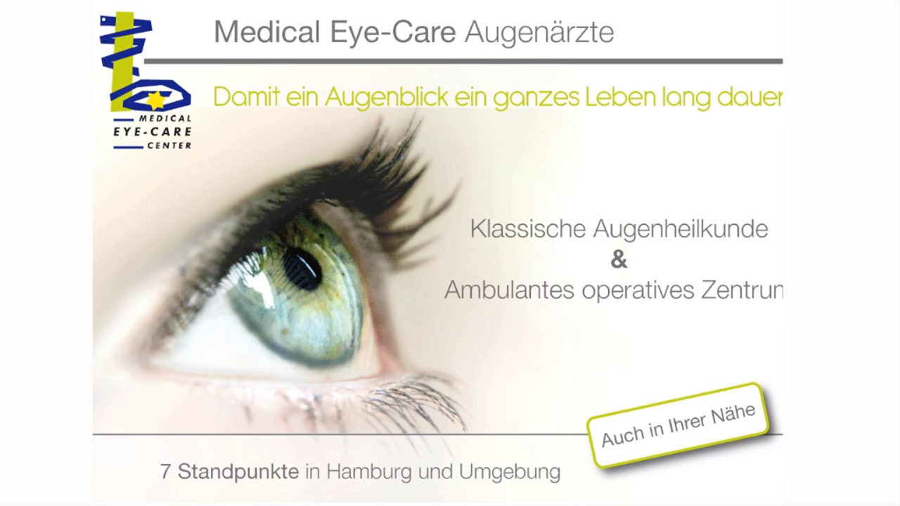 Unternehmensvideo von Medical Eye Care, Gesundheit in Hamburg Farmsen-Berne