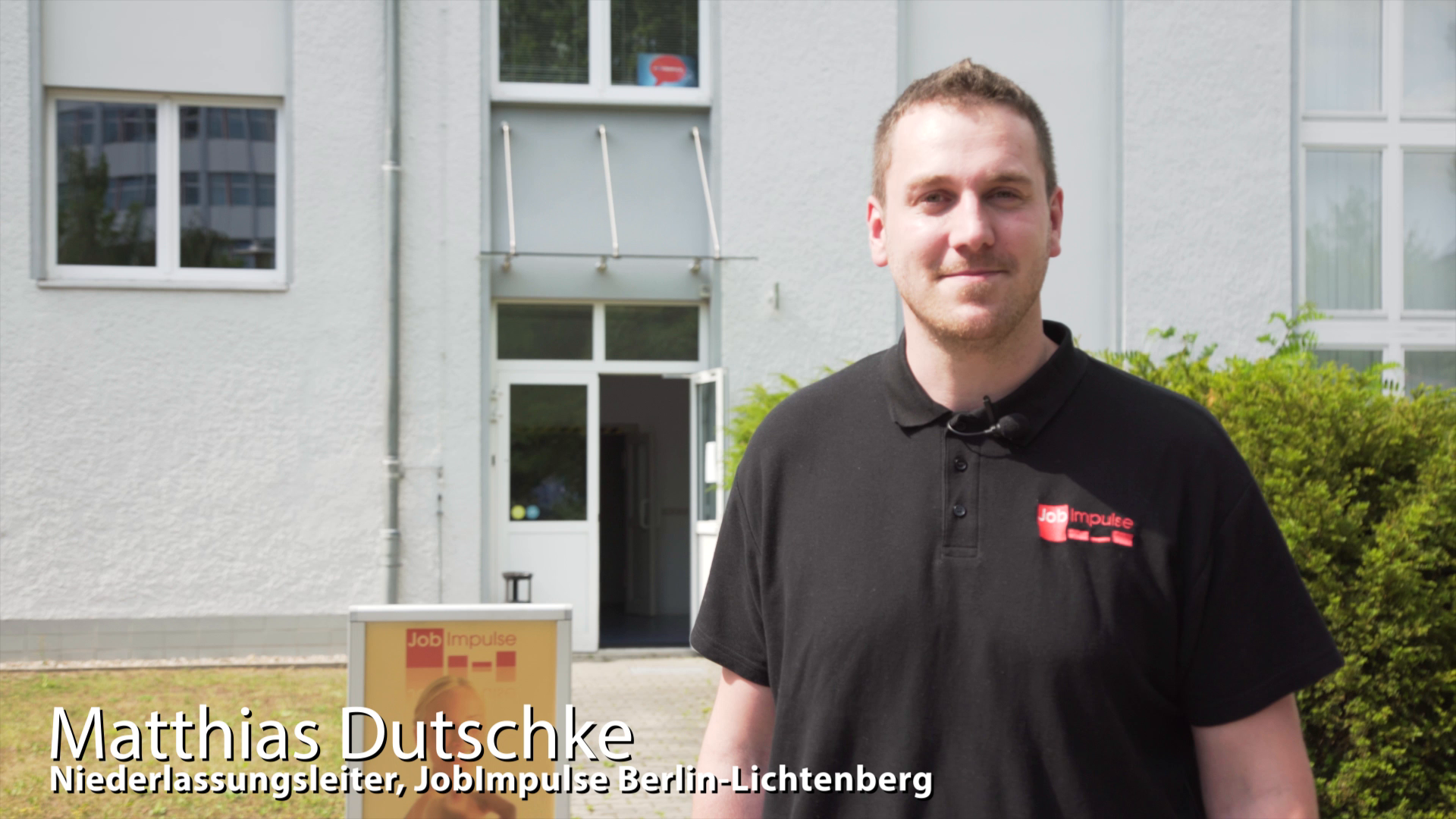 Unternehmensvideo von JobImpulse Nord, Dienstleistung in Berlin