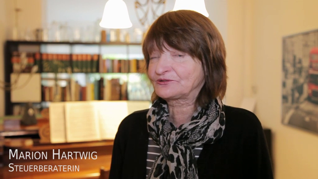 Unternehmensvideo von Marion Hartwig Steuerberaterin, Unternehmensberatung in Berlin Zehlendorf