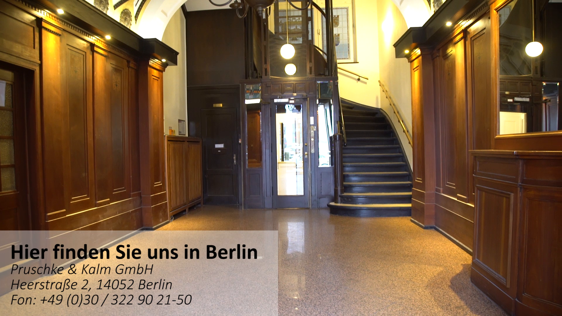 Unternehmensvideo von Pruschke & Kalm, Versicherung in Berlin