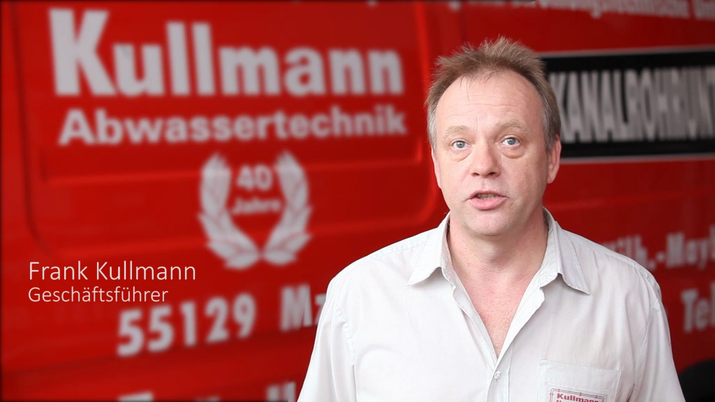Company video by Kullmann Abwassertechnik, services in Mainz
