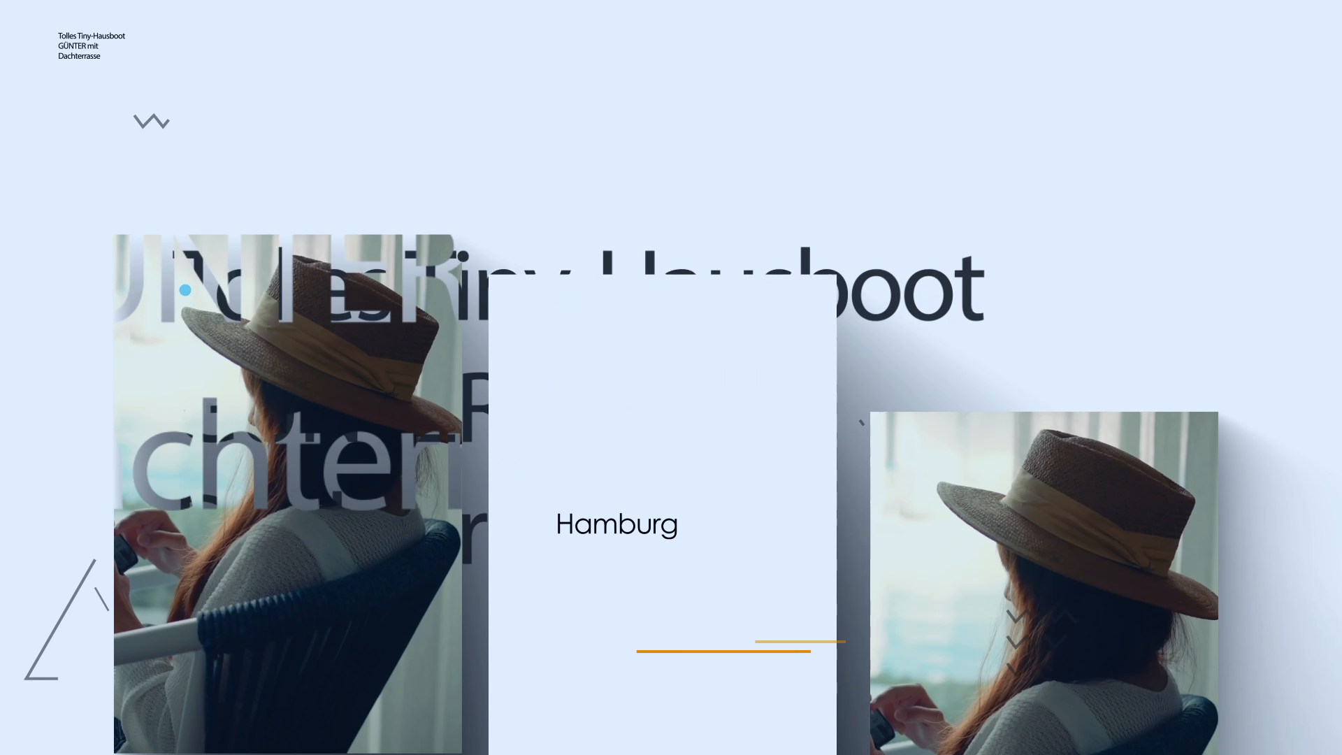 Unternehmensvideo von Tolles Tiny-Hausboot GÜNTER mit Dachterrasse, Hotel in Hamburg