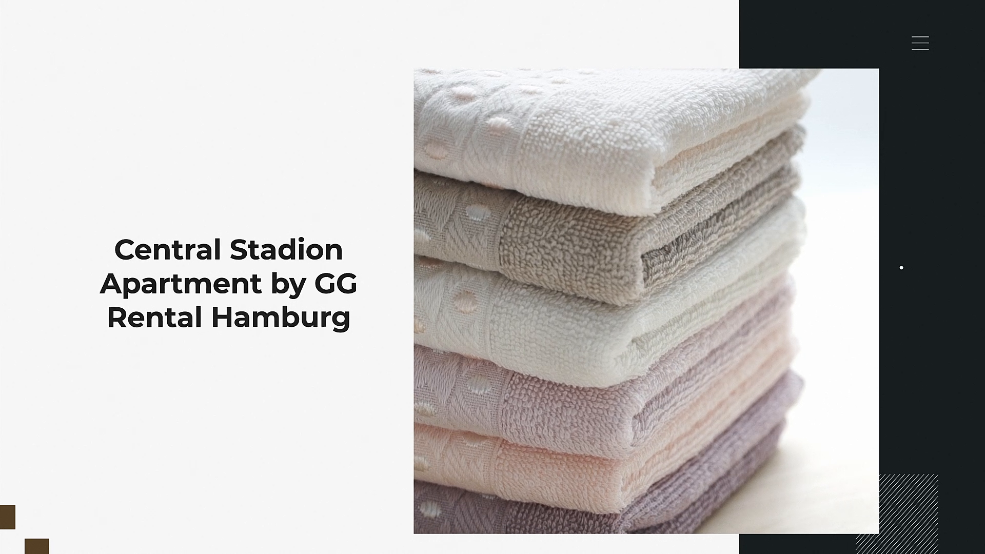 Company video by Central Stadion Apartment by GG Rental Hamburg, hotel