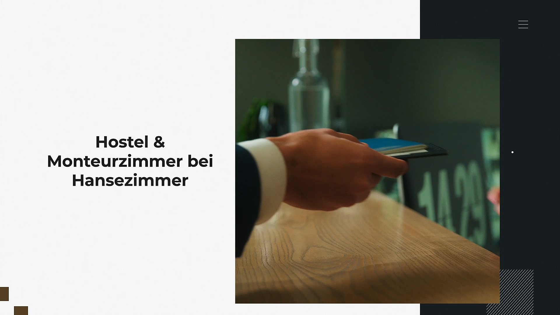 Unternehmensvideo von Hostel & Monteurzimmer bei Hansezimmer, Hotel in Hamburg