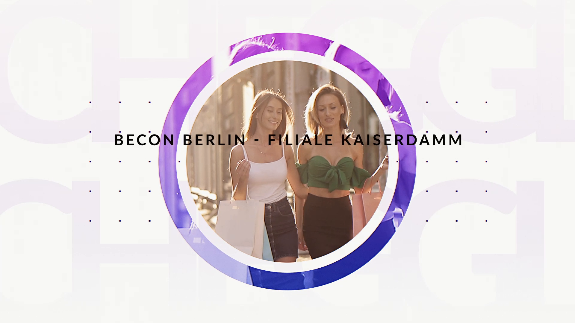 Unternehmensvideo von BECON Berlin - Filiale Kaiserdamm, Mode