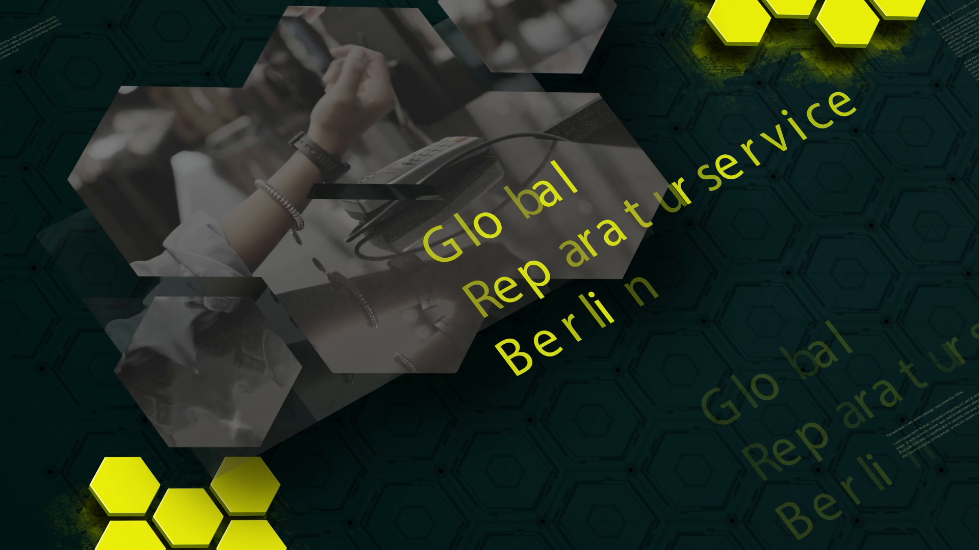 Company video by Global Reparaturservice Berlin, technology