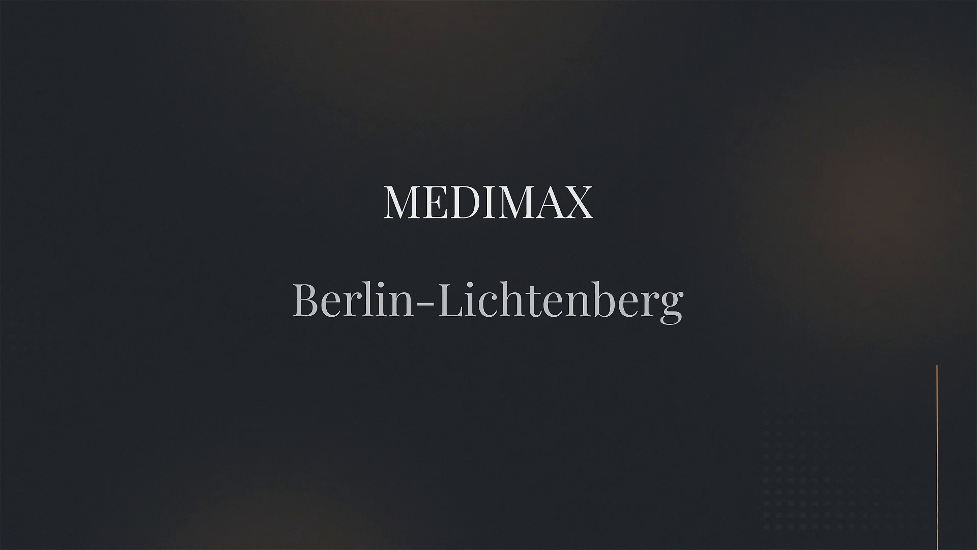 Unternehmensvideo von MEDIMAX Berlin-Lichtenberg, Technik