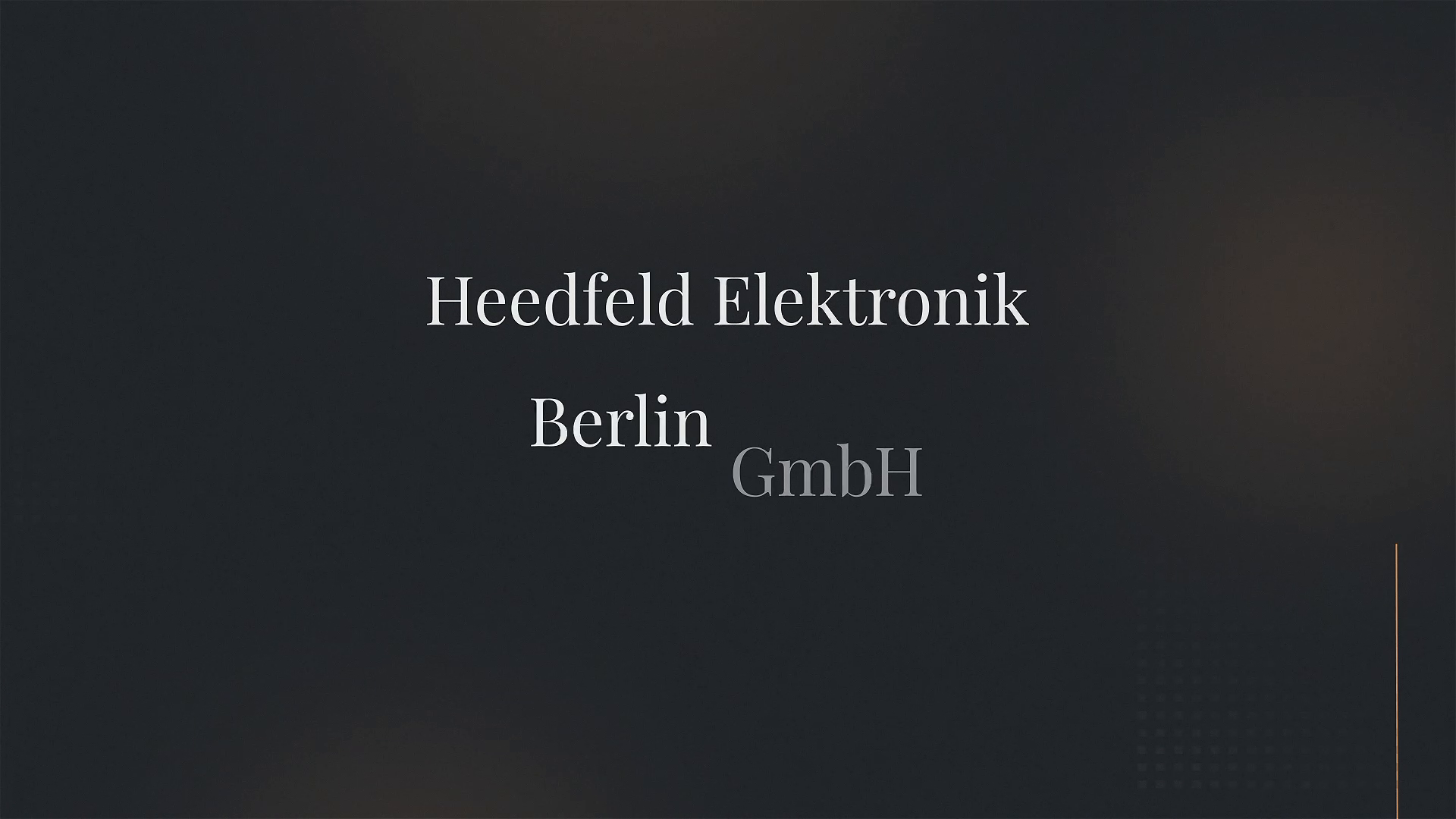 Unternehmensvideo von Heedfeld Elektronik Berlin, Technik