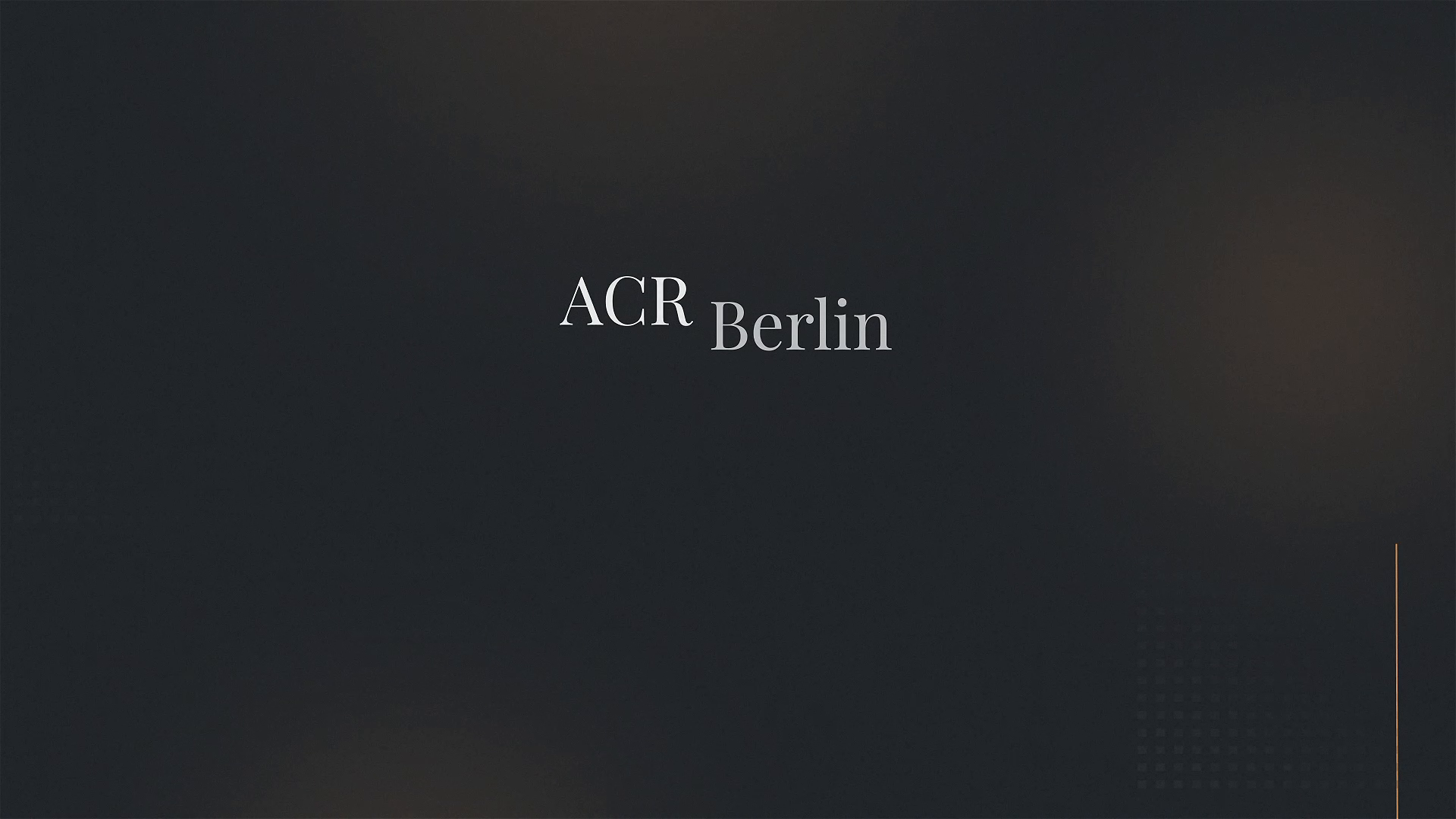 Unternehmensvideo von ACR Berlin, Technik
