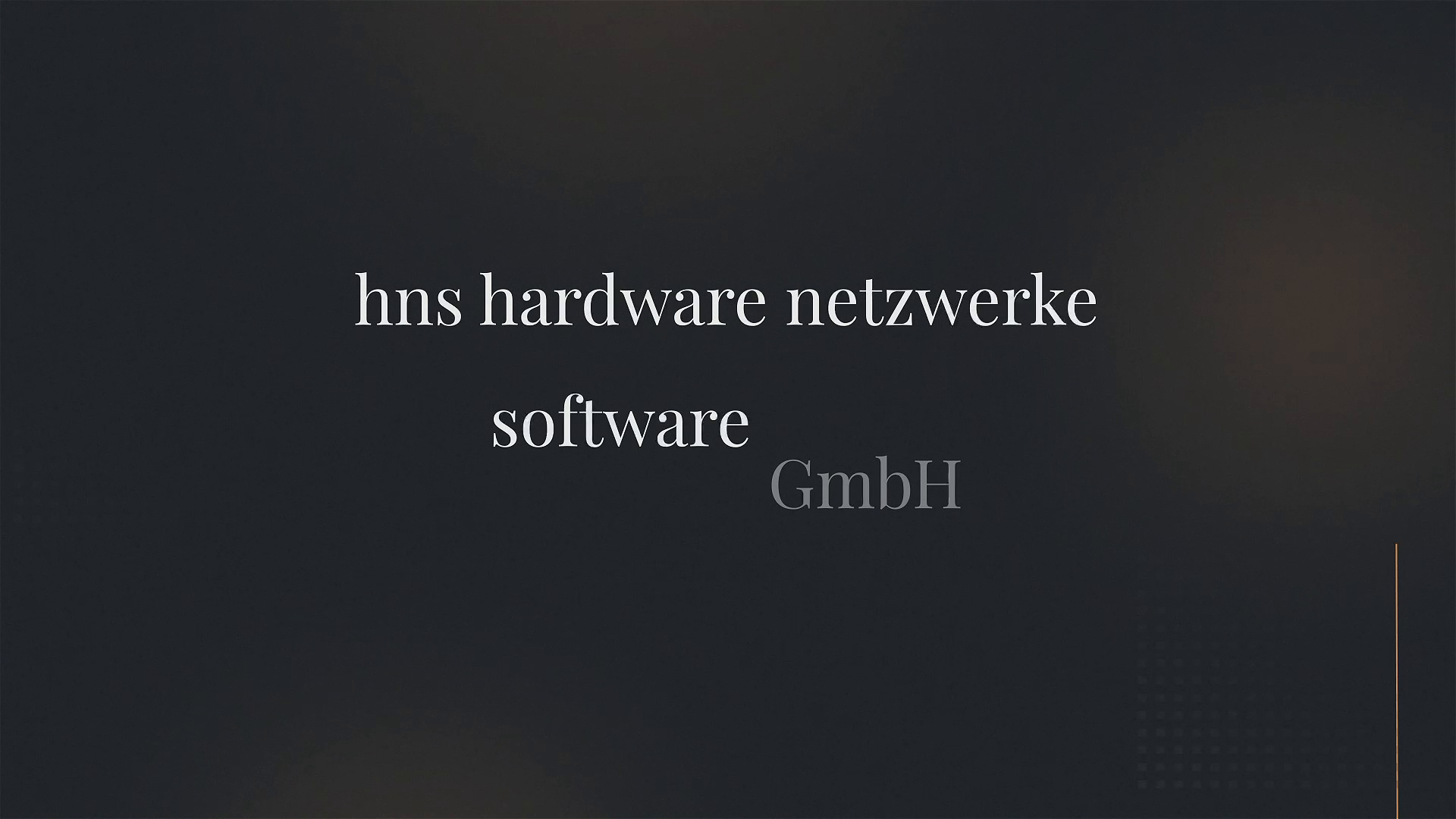 Company video by hns hardware netzwerke software, technology in Berlin