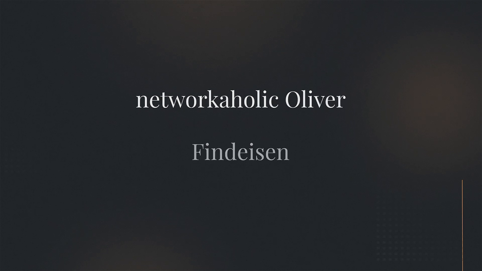 Company video by networkaholic Oliver Findeisen, technology in Berlin