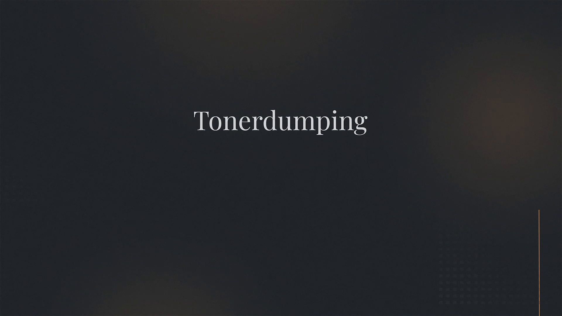 Unternehmensvideo von Tonerdumping, Technik in Berlin