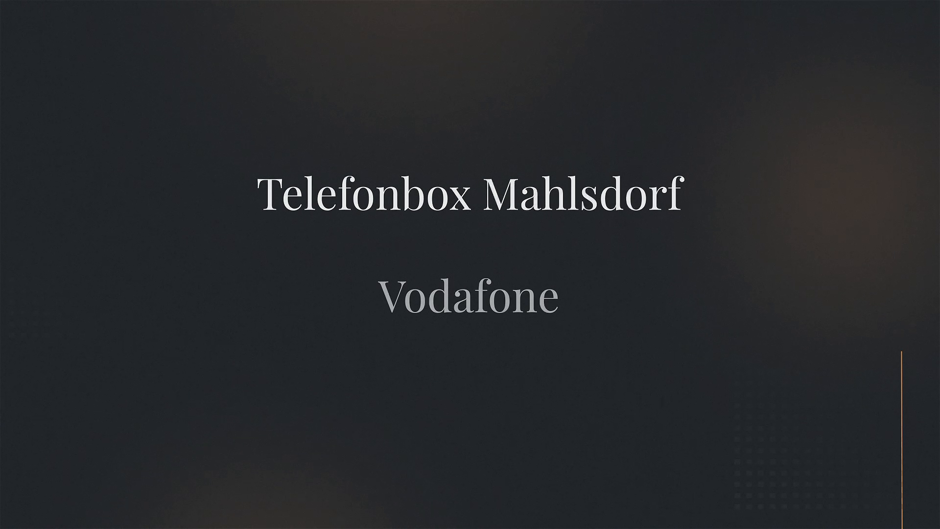 Company video by Telefonbox Mahlsdorf Vodafone, technology in Berlin