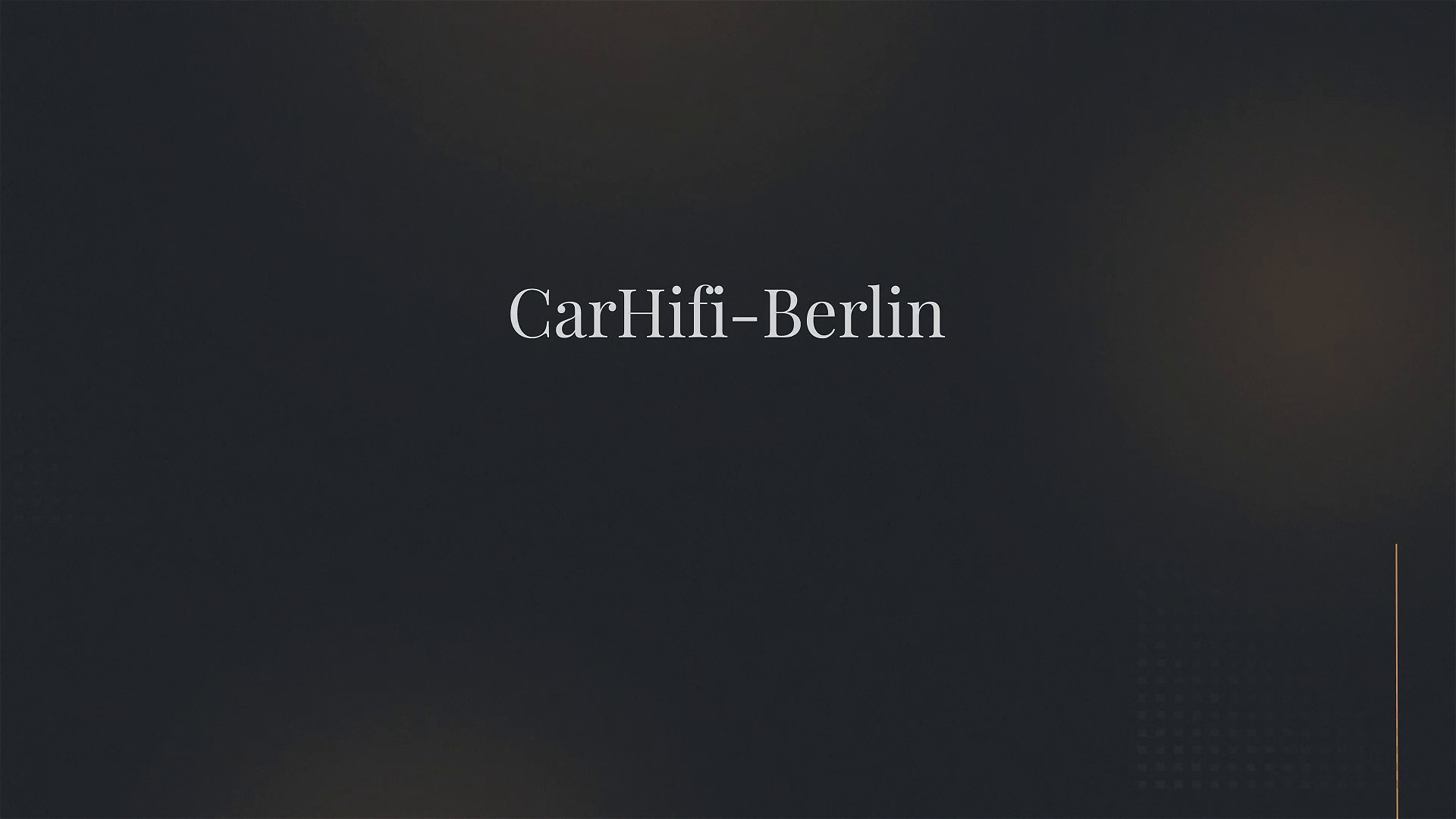 Unternehmensvideo von CarHifi-Berlin, Technik