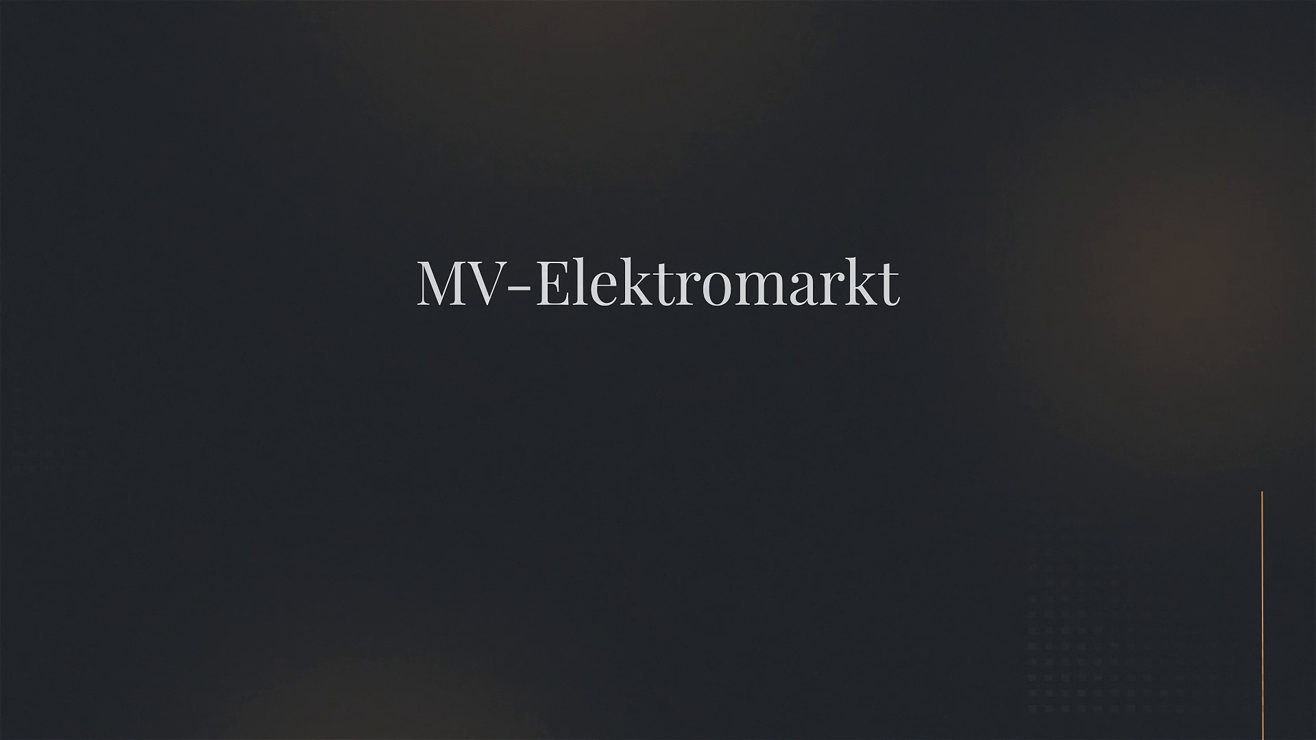 Unternehmensvideo von MV-Elektromarkt, Technik in Berlin