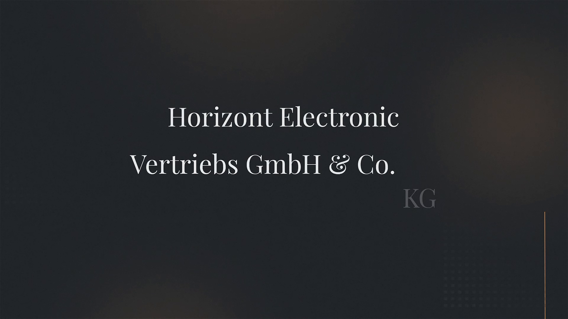 Company video by Horizont Electronic Vertriebs, technology in Berlin