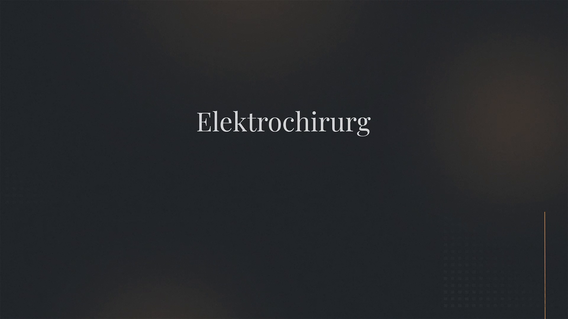 Unternehmensvideo von Elektrochirurg, Technik in Berlin