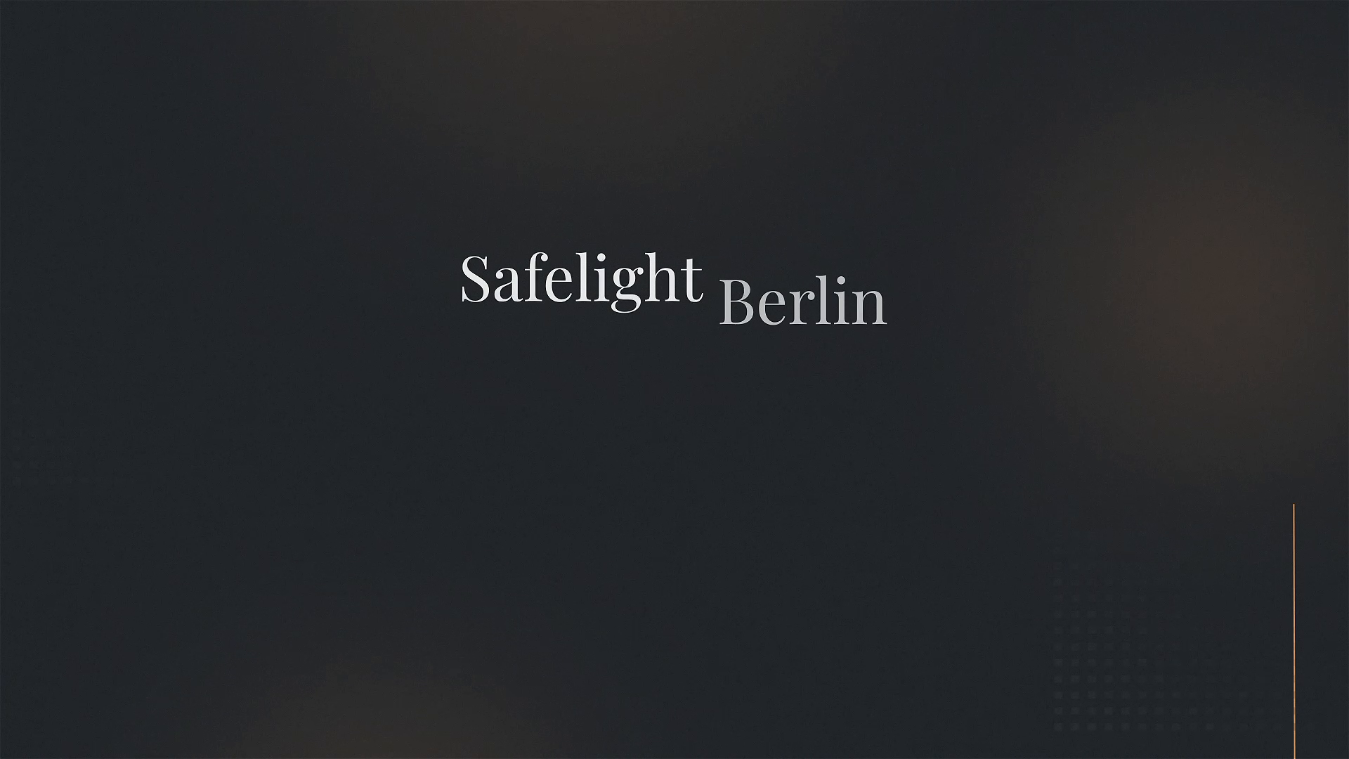 Company video by Safelight Berlin, technology