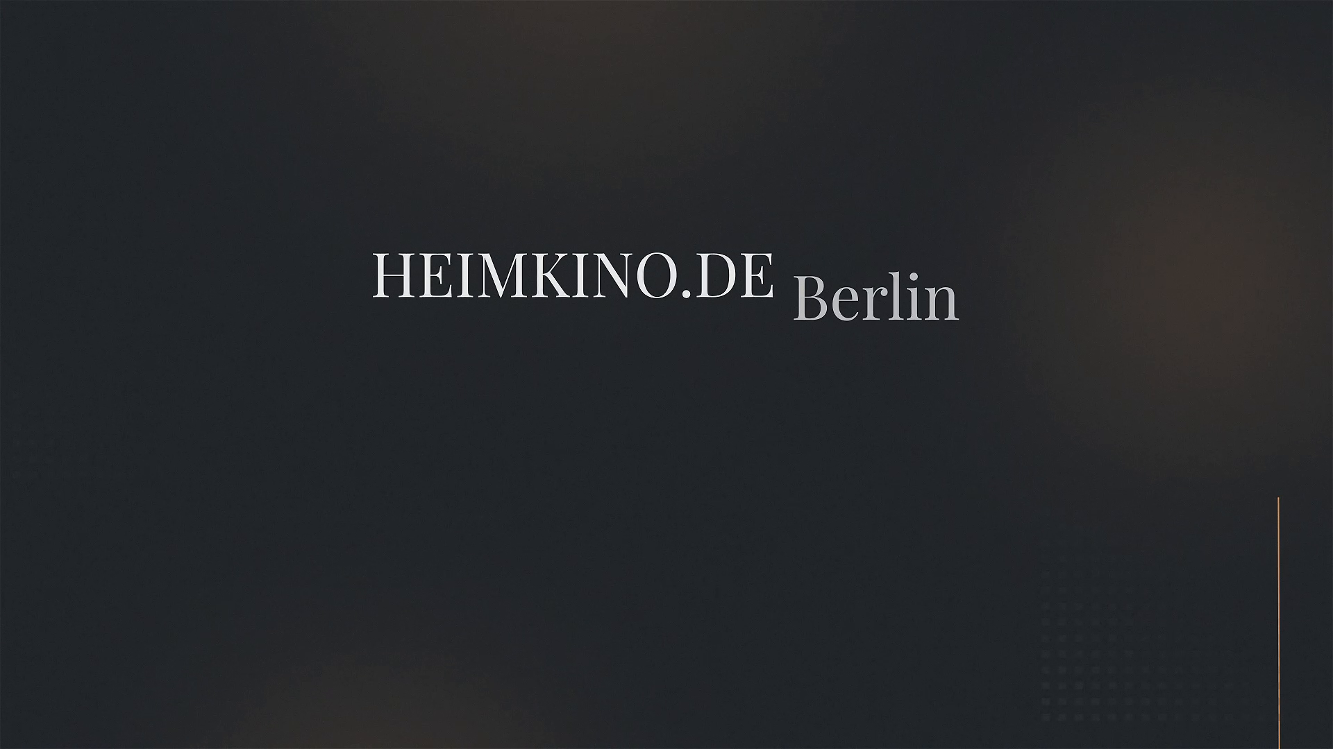 Unternehmensvideo von HEIMKINO.DE Berlin, Technik