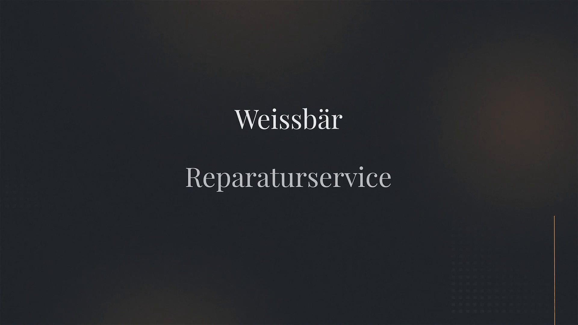 Unternehmensvideo von Weissbär Reparaturservice, Technik in Berlin