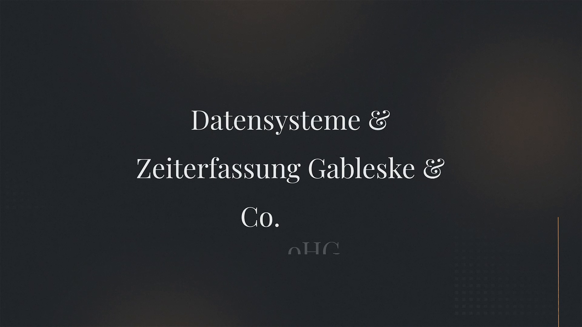 Unternehmensvideo von Datensysteme & Zeiterfassung Gableske & Co., Technik in Berlin