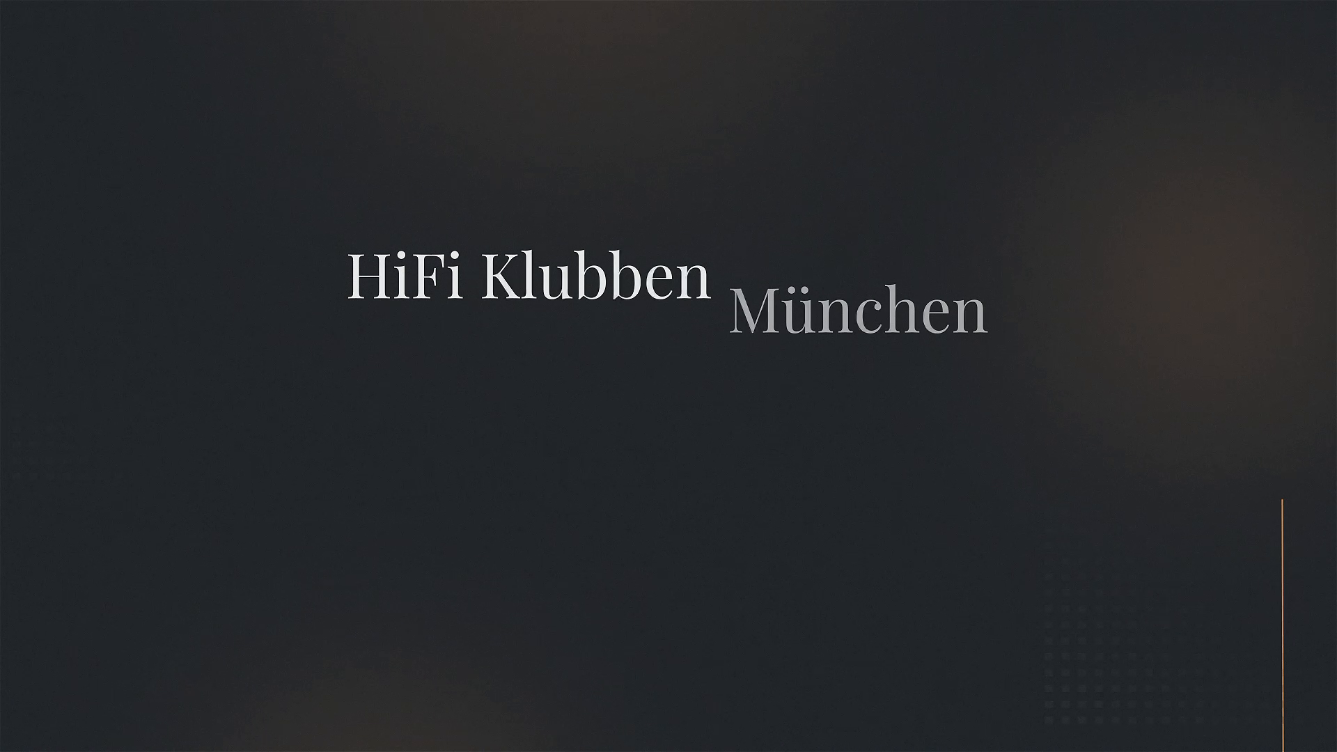 Company video by HiFi Klubben München, technology