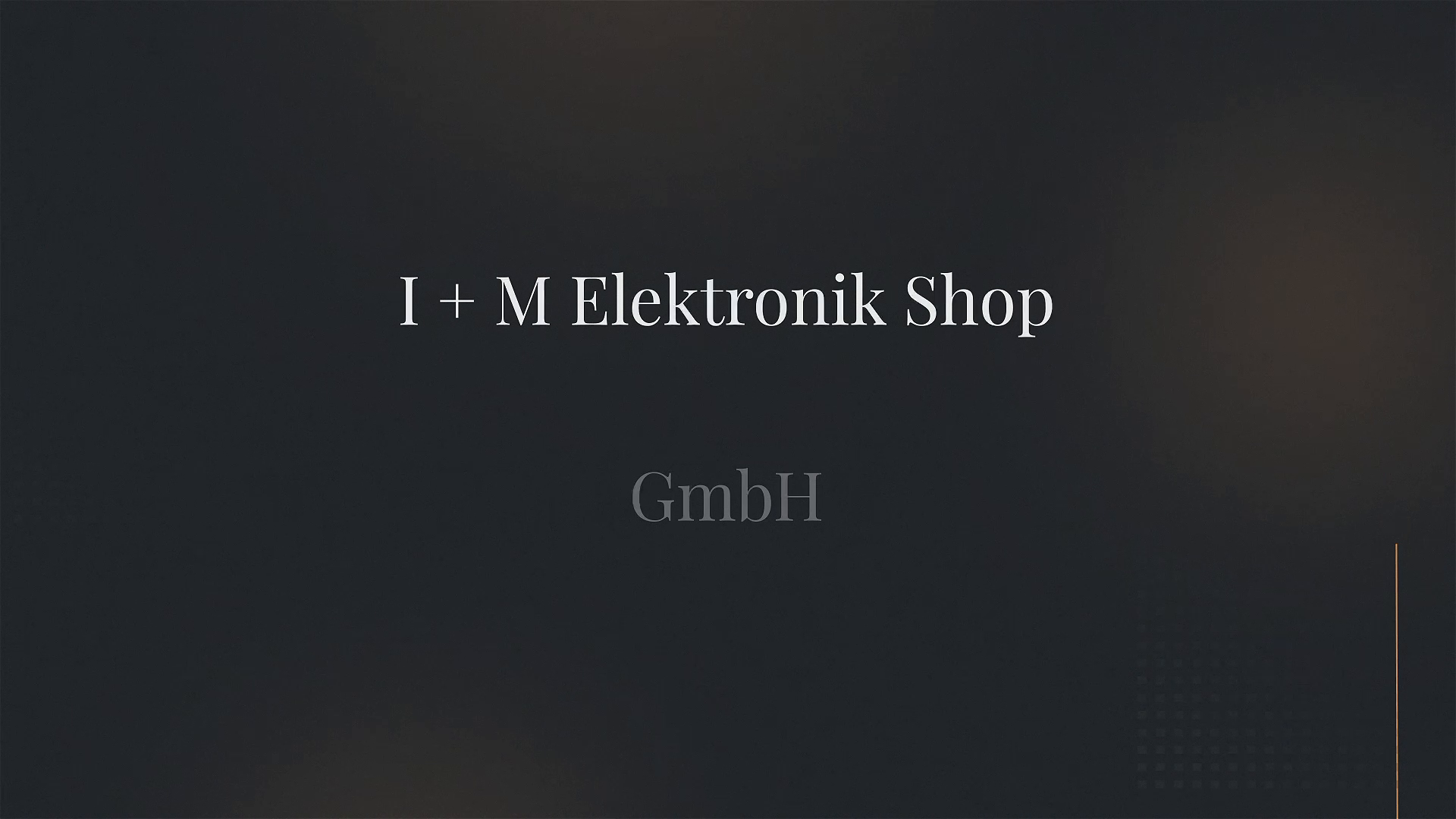 Company video by I + M Elektronik Shop, technology in München