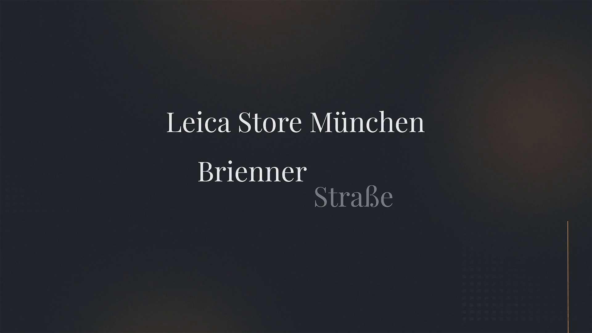 Company video by Leica Store München Brienner Straße, technology
