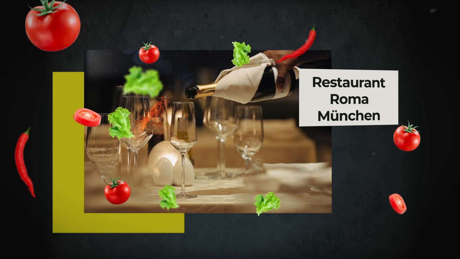 Company video by Restaurant Roma München, restaurant