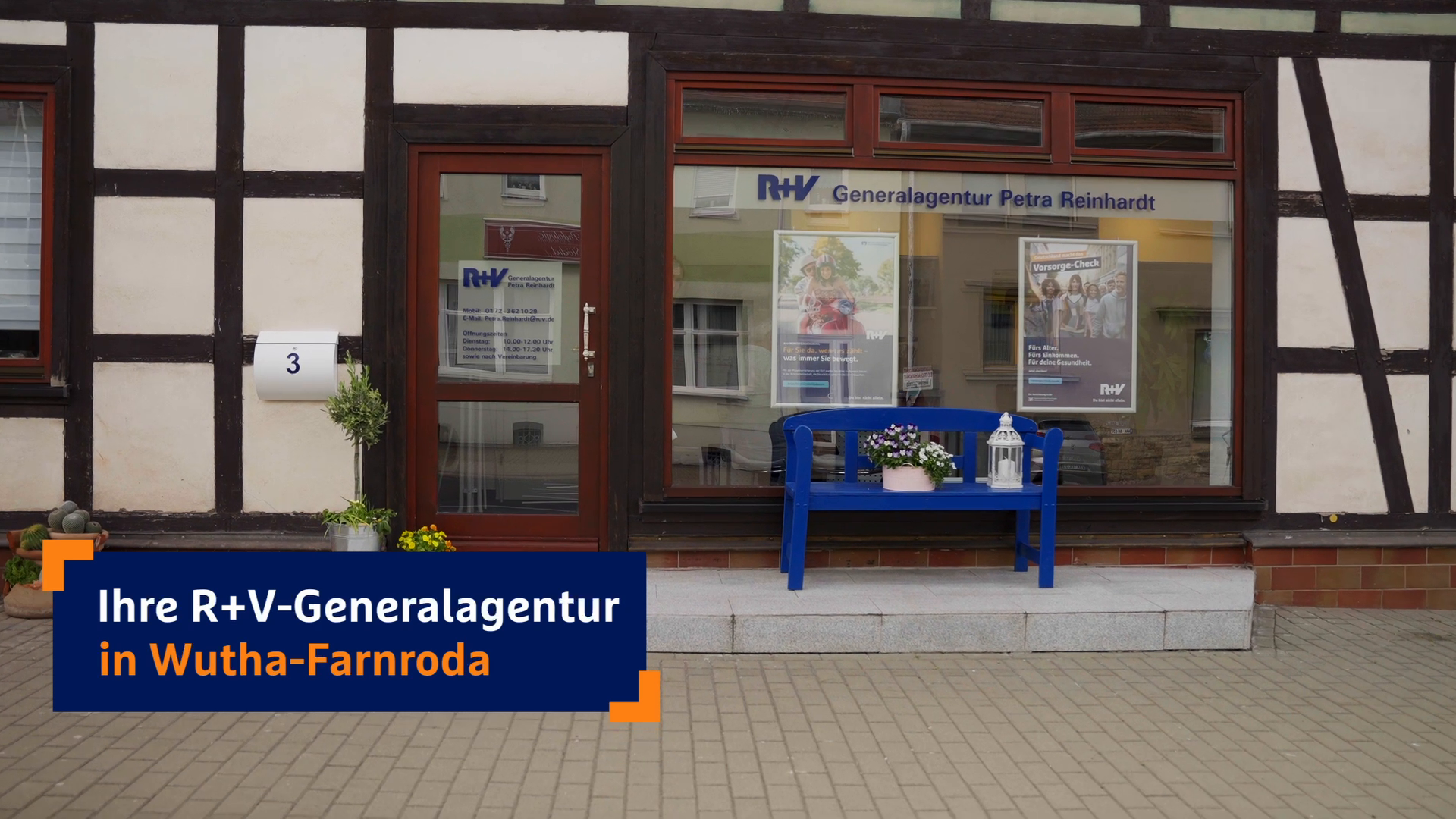 Unternehmensvideo von R+V Generalagentur Petra Reinhardt, Versicherung in Georgenthal